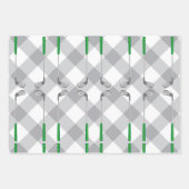 Golf Weihnachten mit Kugel und Eisen für Golfer Wr Geschenkpapier Set (Vorderseite 3)