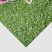 Golf Weihnachten mit Weihnachtsmannmütze und Golft Seidenpapier (Detail)