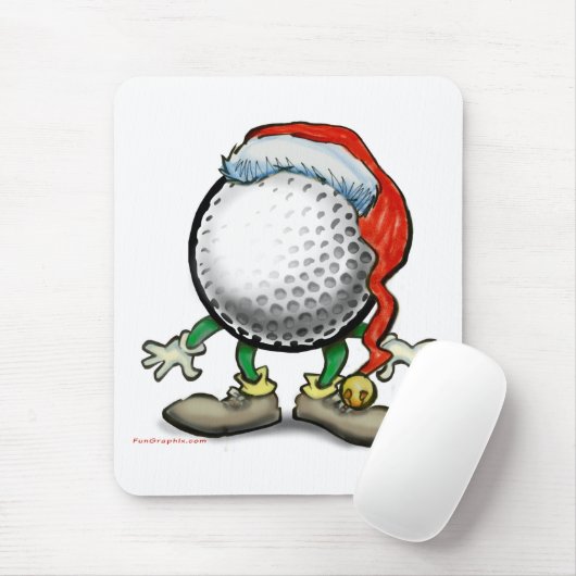 Golf Weihnachten Mousepad (Mit Mouse)
