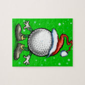 Golf Weihnachten Puzzle (Horizontal)