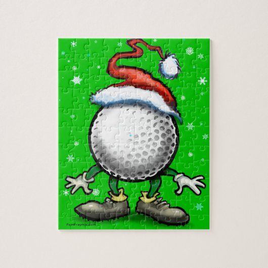 Golf Weihnachten Puzzle (Vertikal)