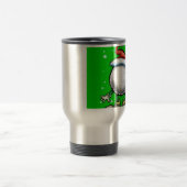 Golf Weihnachten Reisebecher (Mittel)