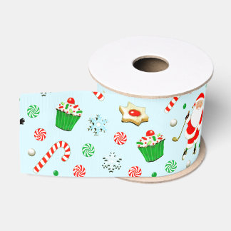 Golf Weihnachten Ripsband