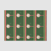 Golf Weihnachten Seidenpapier (Vorderseite)