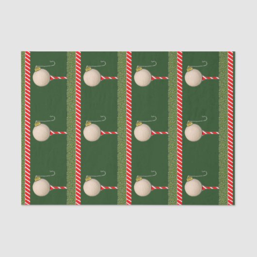 Golf Weihnachten Seidenpapier (Vorderseite)