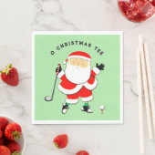 Golf Weihnachten Serviette (Beispiel)
