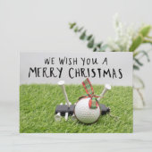 Golf Weihnachten Thema für Golfer (Stehend Vorderseite)