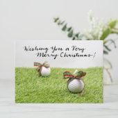 Golf Weihnachten Thema für Golfer (Stehend Vorderseite)