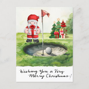 Golf Weihnachten Thema für Golfer auf Kurs