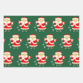 Golf Weihnachten Urlaub Geschenke Ideen Geschenkpapier Set (Vorderseite)