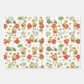 Golf Weihnachten Weihnachten Sommerzeit Geschenkpapier Set (Vorderseite)