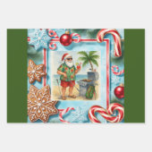 Golf Weihnachten Weihnachten Sommerzeit Geschenkpapier Set (Vorderseite 2)