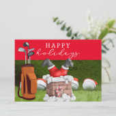 Golf Weihnachten Weihnachten Weihnachtsfeiertag We (Stehend Vorderseite)