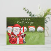 Golf Weihnachten Weihnachten Weihnachtsfeiertag We (Stehend Vorderseite)