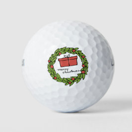 Golf Weihnachten zum Thema Golfer Golfball