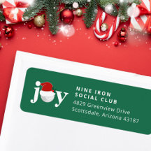Golf-Weihnachts-Festtagsfreude  Festliche moderne 