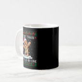 Golf-Weihnachts-Gingerbread süßer als dein Loch- Kaffeetasse (Vorderseite Links)