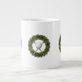 Golf-Weihnachts-Kaffeetasse Jumbo-Tasse (Vorderseite)