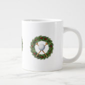 Golf-Weihnachts-Kaffeetasse Jumbo-Tasse (Rechts)
