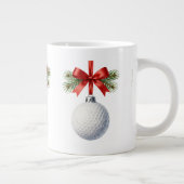 Golf-Weihnachts-Kaffeetasse Jumbo-Tasse (Rechts)