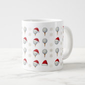 Golf-Weihnachts-Kaffeetasse Jumbo-Tasse (Vorderseite Rechts)