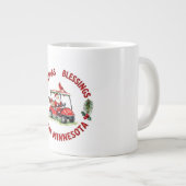 Golf-Weihnachts-Kaffeetasse Jumbo-Tasse (Vorderseite Rechts)