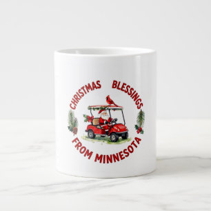 Golf-Weihnachts-Kaffeetasse Jumbo-Tasse