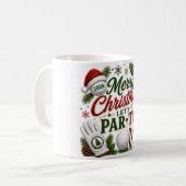 Golf-Weihnachts-Kaffeetasse Kaffeetasse (Vorderseite Links)