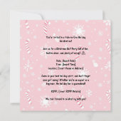 Golf Weihnachts-Party mit dem Weihnachtsmann in Ro Save The Date (Rückseite)