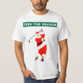 Golf Weihnachts-T - Shirt (Vorderseite)