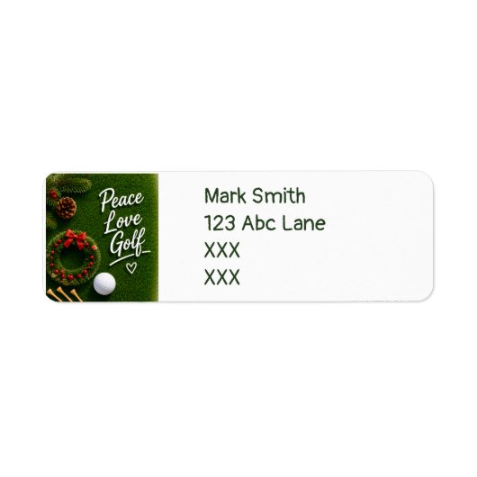 Golf Weihnachts Thema (Vorne)