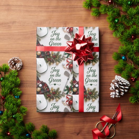 Golf-Weihnachts-Verpackungspapier Geschenkpapier (Feiertagsgeschenk)