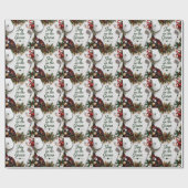 Golf-Weihnachts-Verpackungspapier Geschenkpapier (Flach)