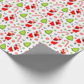 Golf Weihnachtsbuch Geschenkpapier (Ecke)