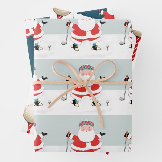 Golf Weihnachtsbuch Geschenkpapier Set (Beispiel)