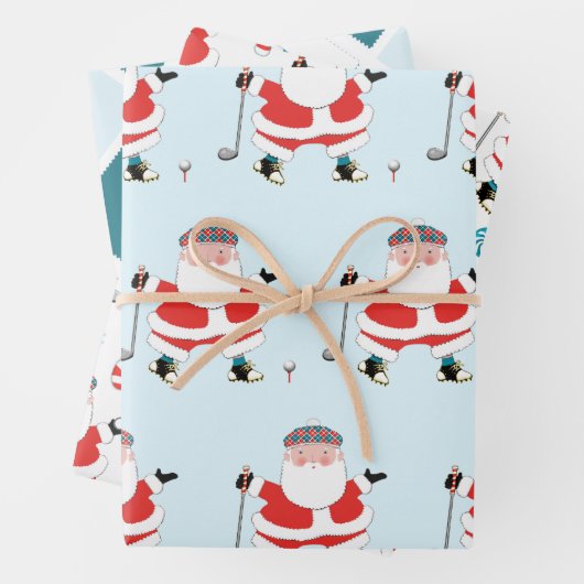 Golf Weihnachtsbuch Geschenkpapier Set (Beispiel)