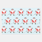 Golf Weihnachtsbuch Geschenkpapier Set (Vorderseite)
