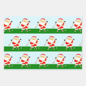 Golf Weihnachtsbuch Geschenkpapier Set (Vorderseite)