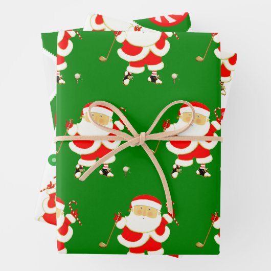 Golf Weihnachtsbuch Geschenkpapier Set (Beispiel)