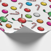 Golf Weihnachtsdesign Geschenkpapier (Ecke)