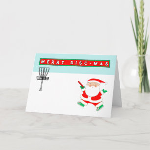 Golf-Weihnachtsfeier Feiertagskarte