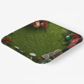 Golf-Weihnachtsfeier für Golfer Pappteller (Gewinkelt)