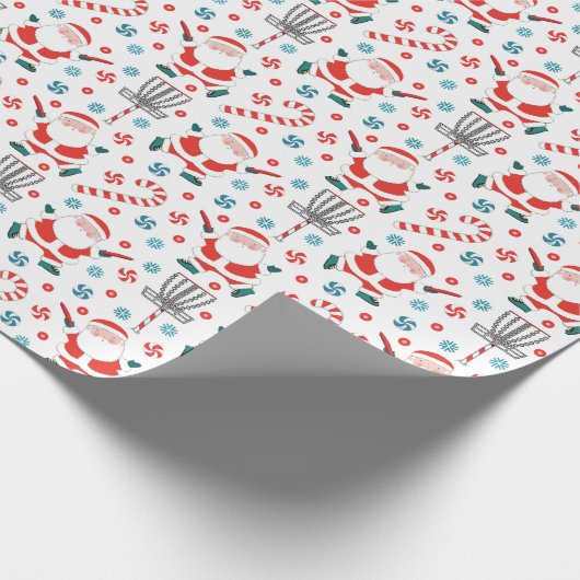 Golf-Weihnachtsfeier Geschenkpapier (Ecke)