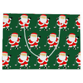 Golf-Weihnachtsfeier Große Geschenktüte (Rückseite)