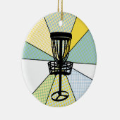 Golf-Weihnachtsfeier Keramik Ornament (Rechts)