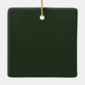 Golf-Weihnachtsfeier Keramikornament (Rückseite)