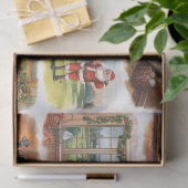 Golf-Weihnachtsfeier mit Golf-Thema Seidenpapier (Geschenk)