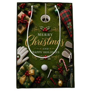 Golf-Weihnachtsfeier Mittlere Geschenktüte