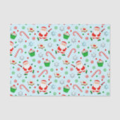 Golf-Weihnachtsfeier Seidenpapier (Vorderseite)