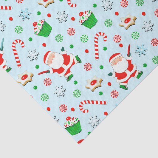 Golf-Weihnachtsfeier Seidenpapier (Ausschnitt)